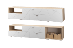 Тумба под ТВ (3ящ. 1дв.) Скайлайн