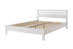 Кровать из массива Милена, белый античный 