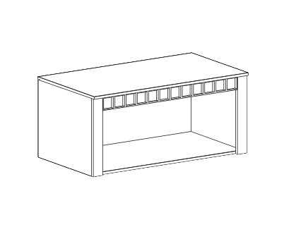 Антресоль 2-х дверная Прованс 