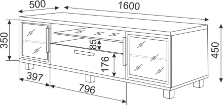 Тумба ТВ Майкл 