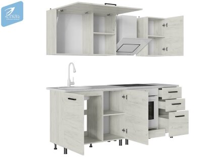 Кухонный гарнитур Адель, дуб крафт 