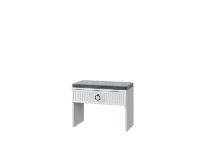 Тумба с мягким элементом и ящиком  Шарлиз  