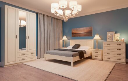 Комод Кантри, слоновая кость 