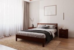 Кровать из массива Милена, орех