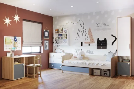 Шкаф-пенал НМ 041.72 Элиот 