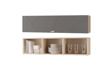 Шкаф настенный 1200 горизонтальный Скайлайн 