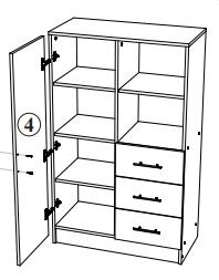  Шкаф комбинированный Вега FASHION ЛДСП