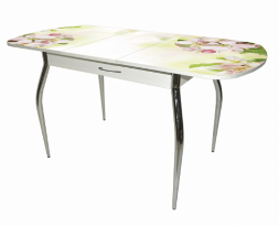 Стол обеденный Прага-1 раздвижной с ящиком опора D40