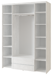 Шкаф с ящиками 4-х дверный Твист №15