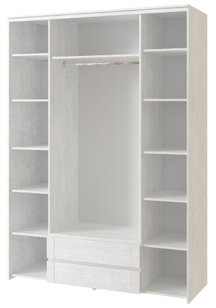 Шкаф с ящиками 4-х дверный Твист №15 