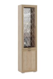 Пенал с витриной Ливорно ЛШ-4, дуб сонома