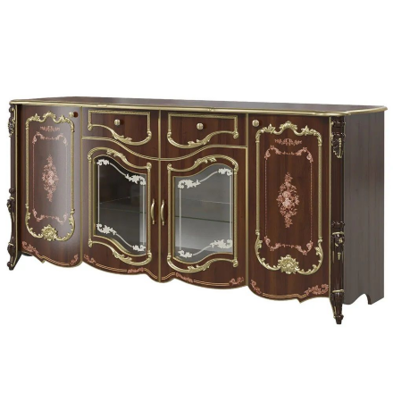 Комод 4 двери Шейх, Орех 