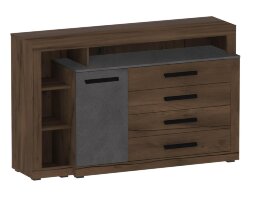 Тумба c дверцей и 4 ящиками Глазго