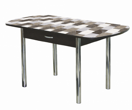 Стол обеденный Прага-1 раздвижной с ящиком опора D50 