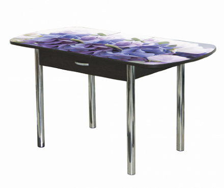 Стол обеденный Прага-1 раздвижной с ящиком опора D50 