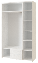 Шкаф с ящиками 3-х дверный Твист №13