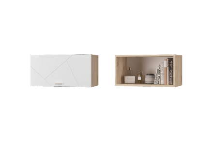 Шкаф настенный на 600 горизонтальный Скайлайн  