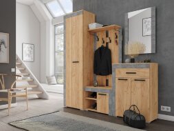 Вешалка Галант, крафт золотой + ателье