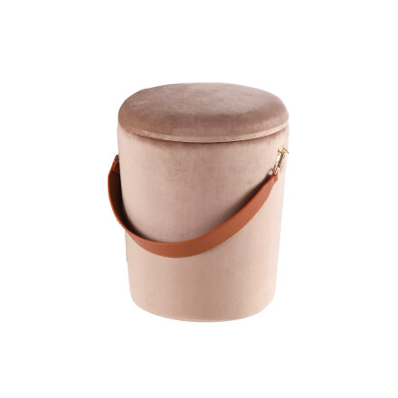 Пуф круглый Бакет МИНИ, вишня 