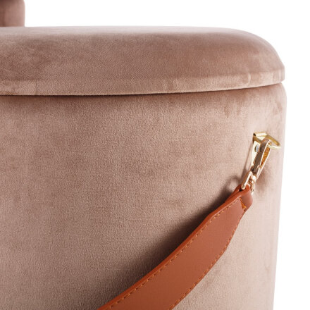 Пуф круглый Бакет МИНИ, вишня 