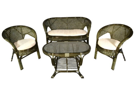 Комплект Пеланги 02/15 с диваном, подушки на молнии  