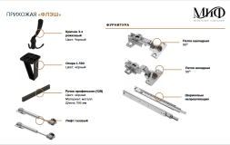 Модульная прихожая Флэш, Мени Грин/Дуб крафт