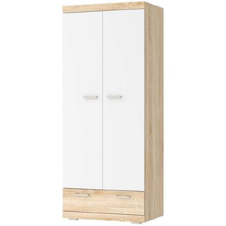 Шкаф Соната ШС-900, Сонома/Белый глянец  