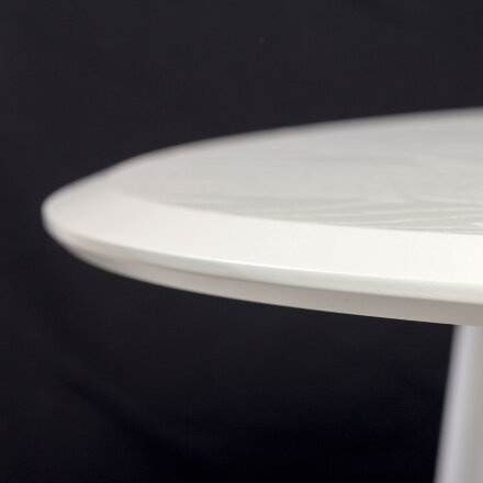 Стол круглый Сканди 1050 опоры белые  