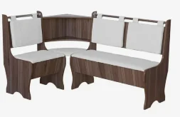 Угловая скамья Аленка-15, ясень шимо темный/форест 4