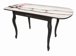 Стол обеденный Прага-1 раздвижной с ящиком опора массив МТ