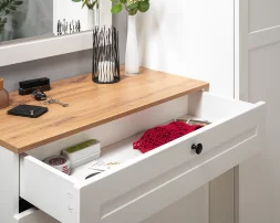 Тумба для обуви Остин 16.121 белый шагрень