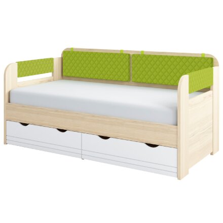 Кровать с комплектом подушек №800.4 Стиль, Лайм 