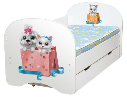 Детская кровать Пушистые лапки 