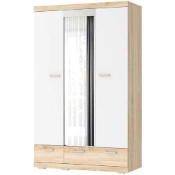 Шкаф Соната ШСЗ-1350, Сонома/Белый глянец 