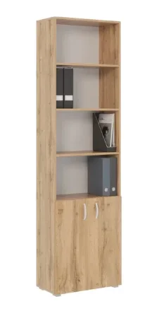 Стеллаж Офис 600 6 полок, с дверями 