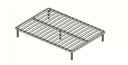 Кровать Модена МКР-2, гикори 