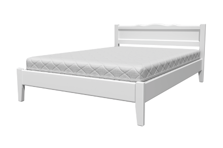 Кровать из массива Карина-7, белый античный  