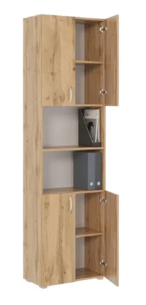 Стеллаж Офис 600 6 полок, 2 комплекта дверей 