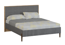 Кровать Svetlana Loft, дуб золотой / серый