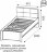 Кровать односпальная №4 Твист 