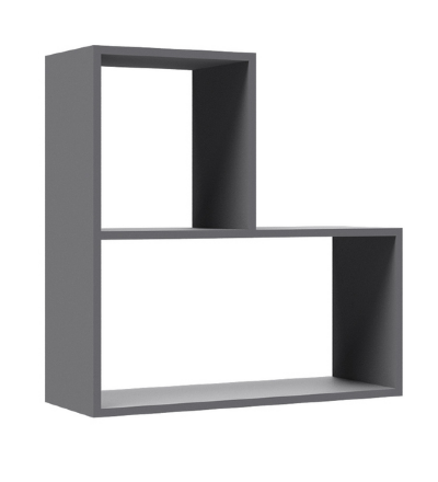 Навесная полка Гира ГН-1, Графит серый 