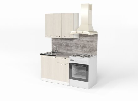 Кухонный гарнитур Лариса мини 2, 100 см 