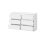 Комод Айден КМ06-1200, белый 