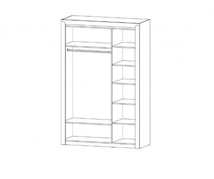Шкаф трехстворчатый Регина, Анкор 