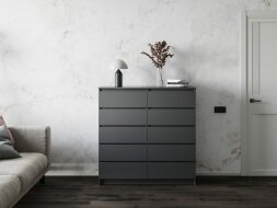 Комод Мори МК 1200.10/2 графит