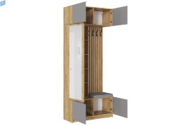 Прихожая Бостон ЛДСП, дуб крафт/серый шифер