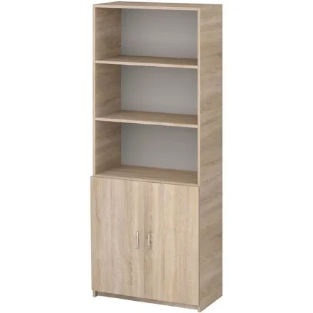 Стеллаж Офис 800 6 полок, с дверями 