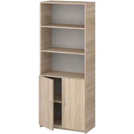 Стеллаж Офис 800 6 полок, с дверями 