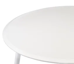 Стол круглый раздвижной Сканди 940 опоры черные