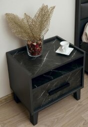 Тумба прикроватная Айрис, Антрацит